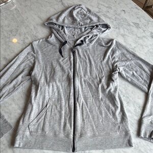 Beyond Yoga Open Back Zip Up Hoodie